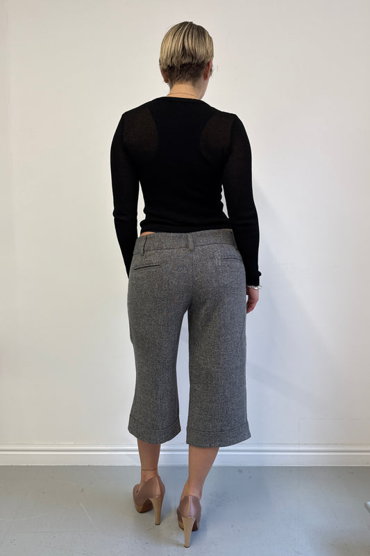 Saddle Capris - Tweed