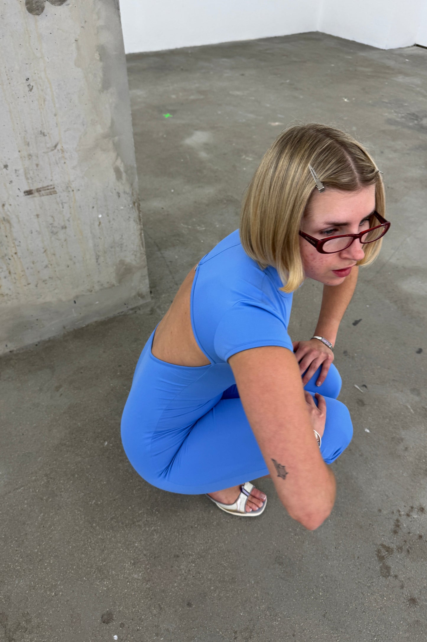 The Bodysuit - Powder Blue