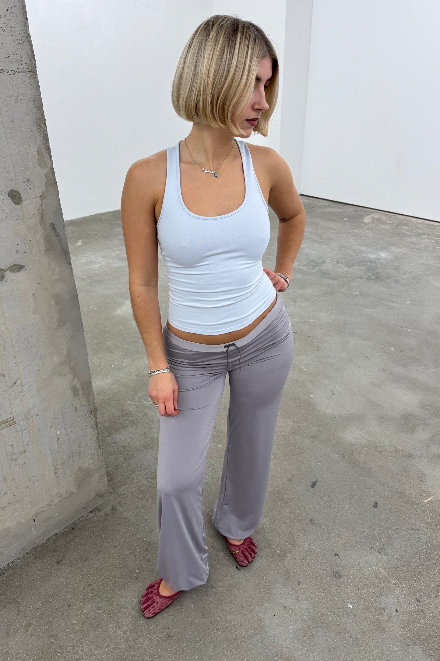 Slinky Trousers - Cloud