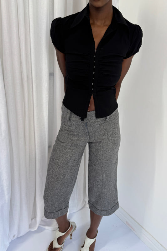 Saddle Capris - Tweed