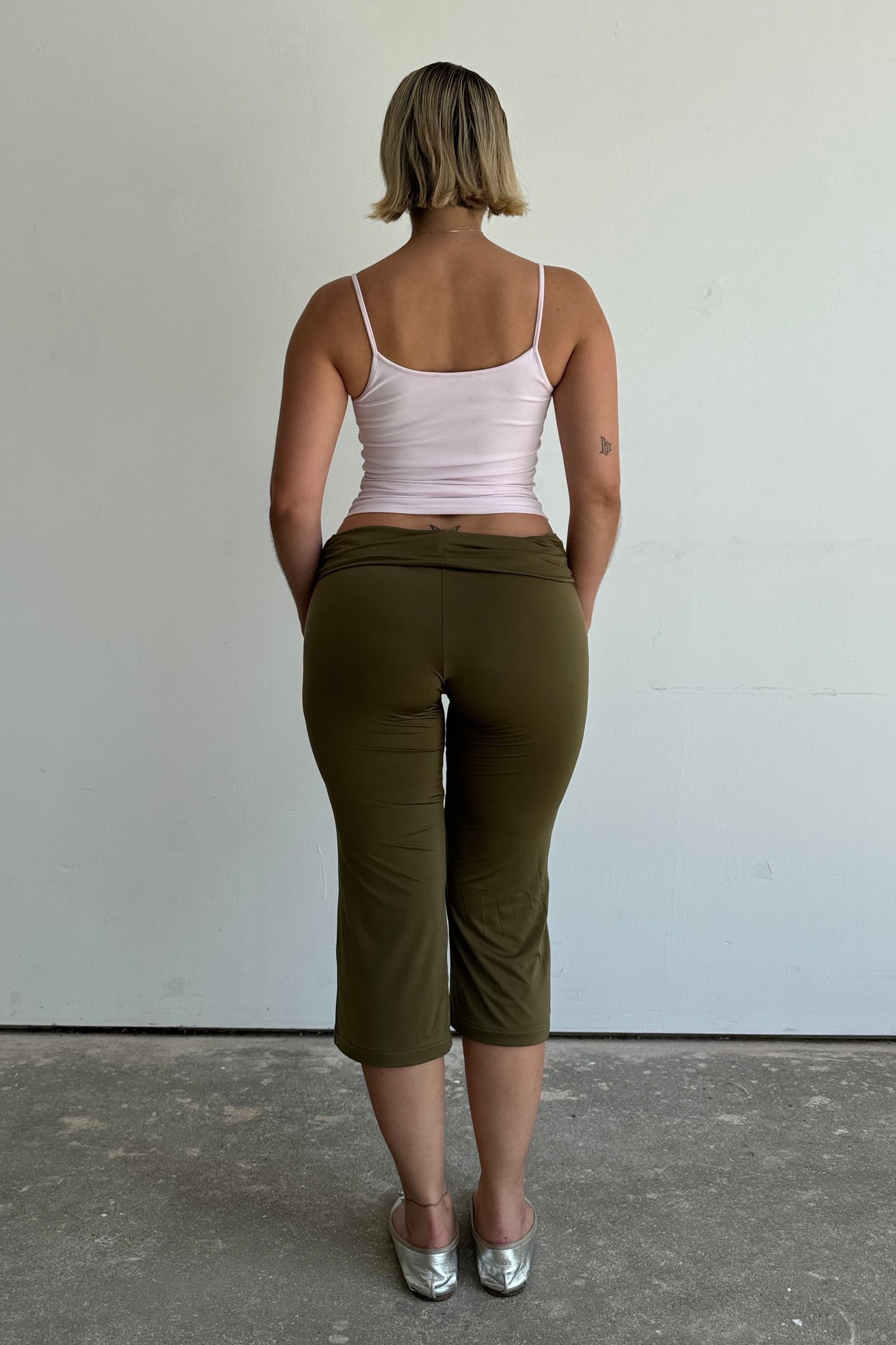 Slinky Capris - Olive