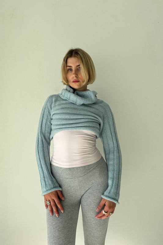 The 2 way knit - blueberry