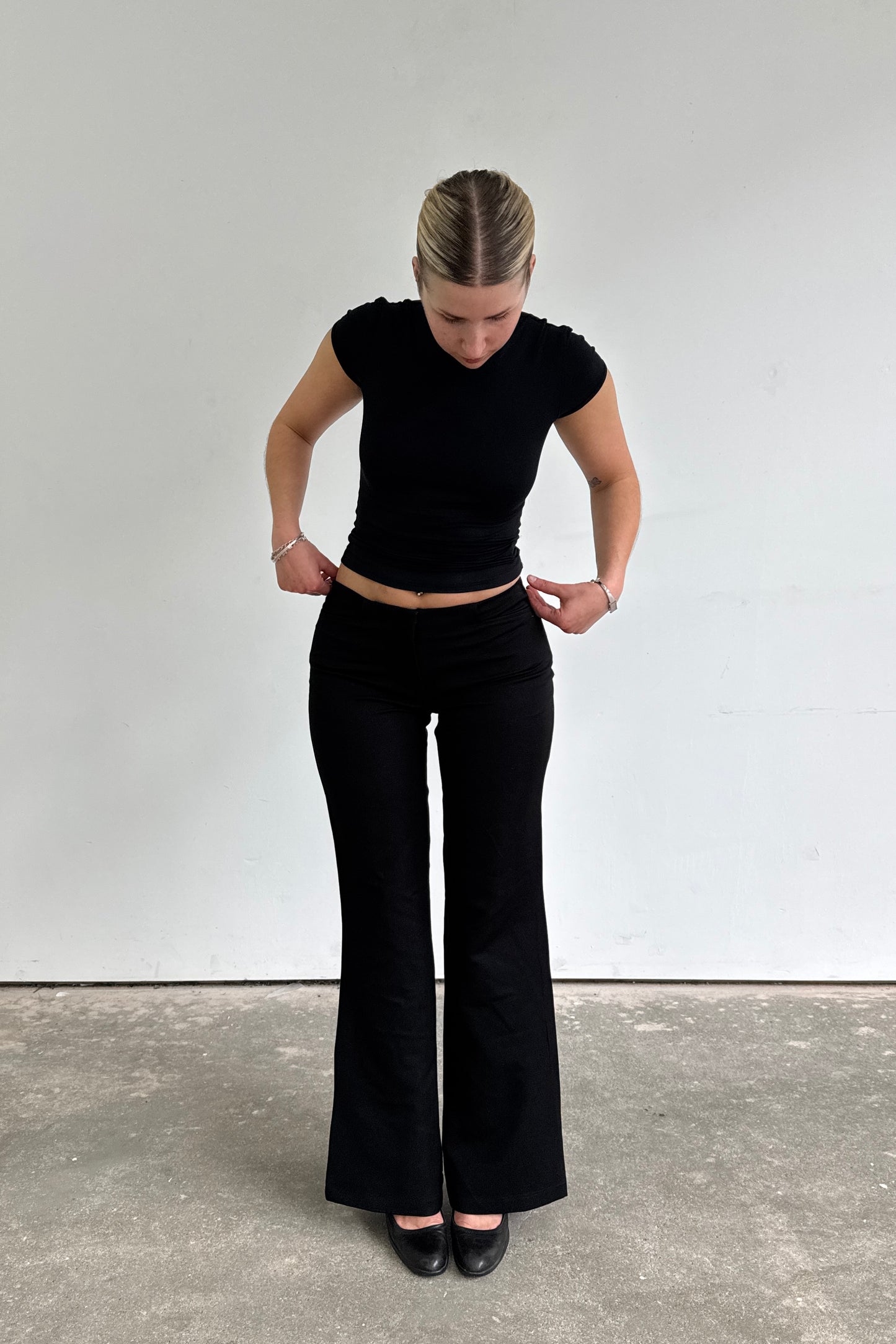 The Mock Neck Top - Ink
