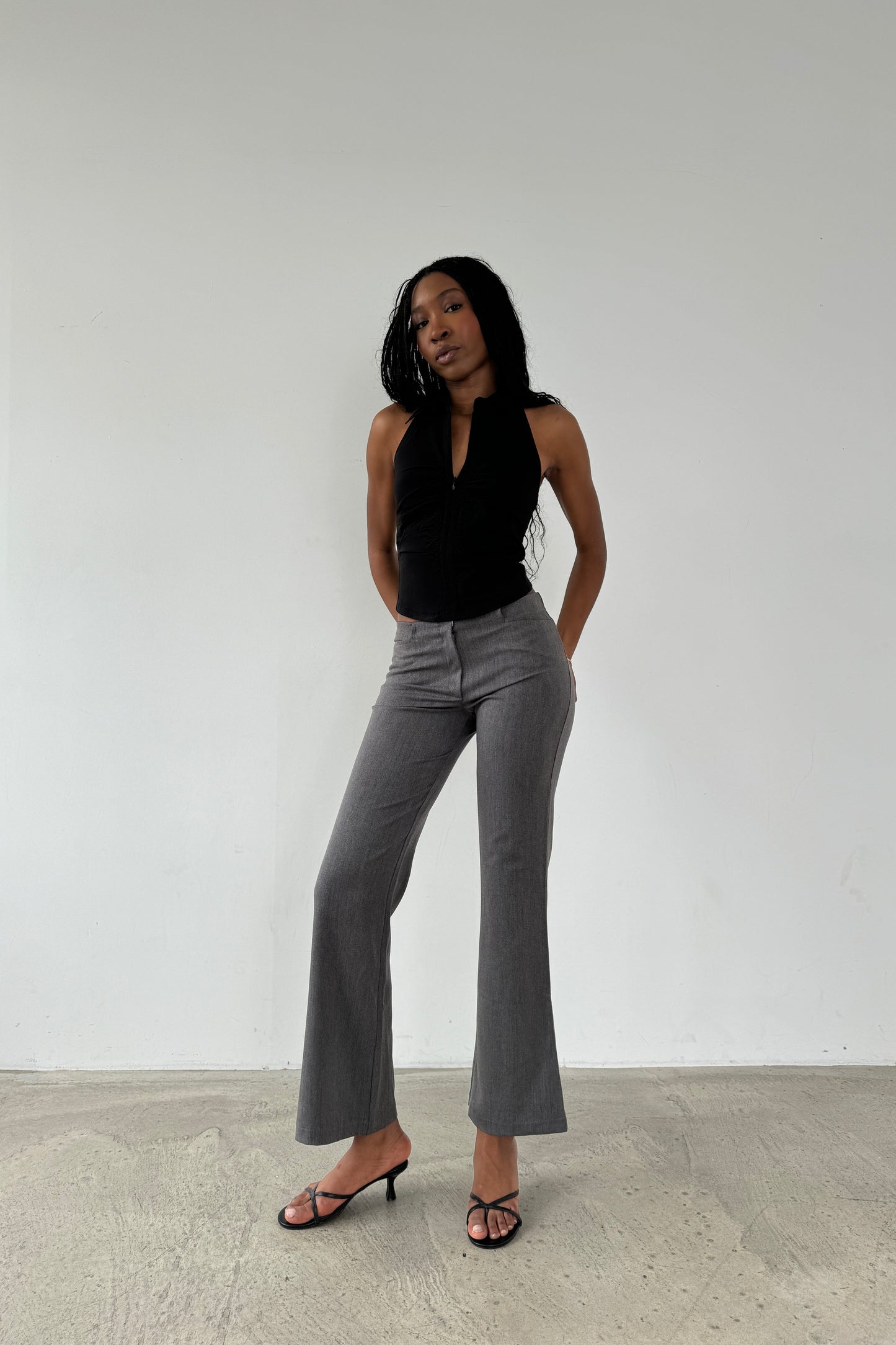 The Elle Trousers - Grey