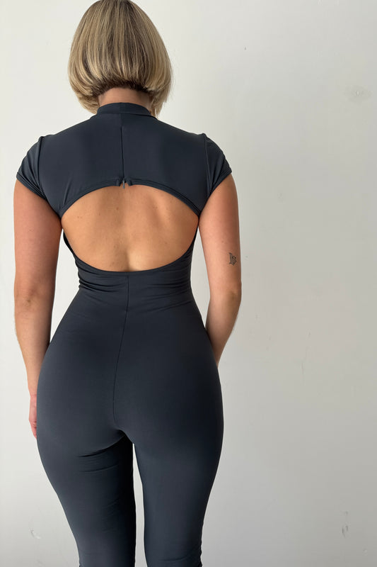 The Bodysuit - Charcoal