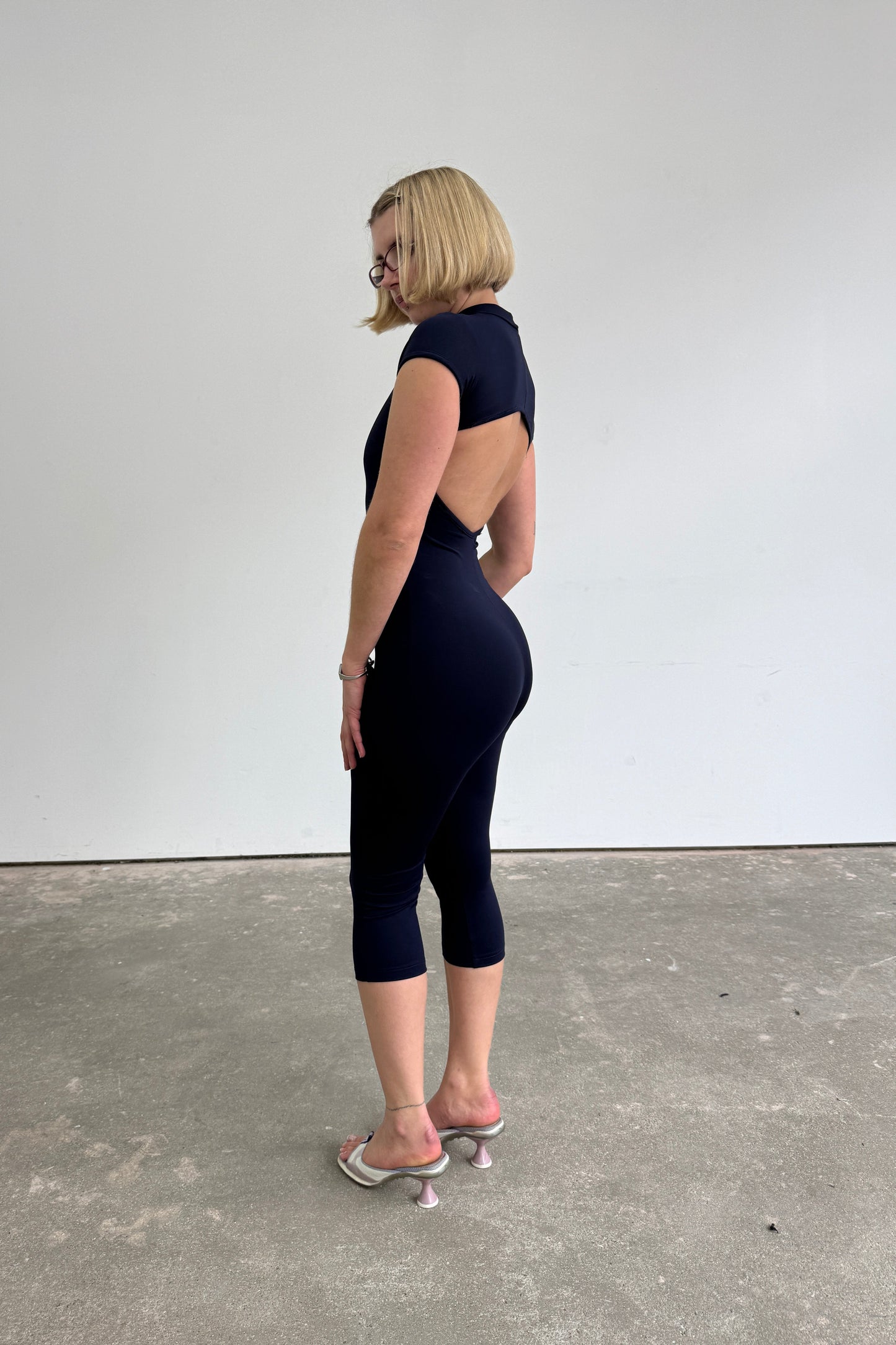The Bodysuit - Navy Blue