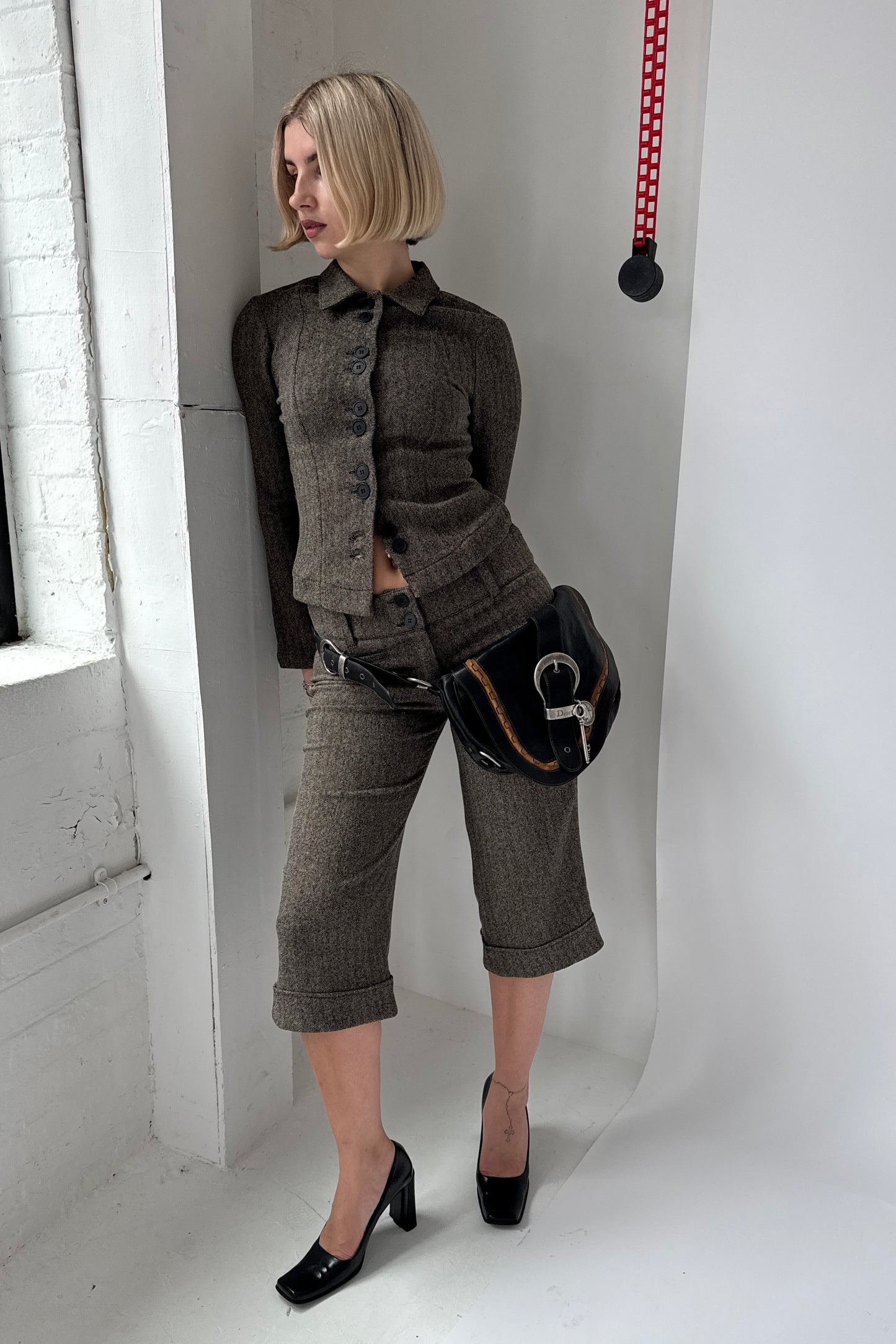 The Saddle Capris - Brown