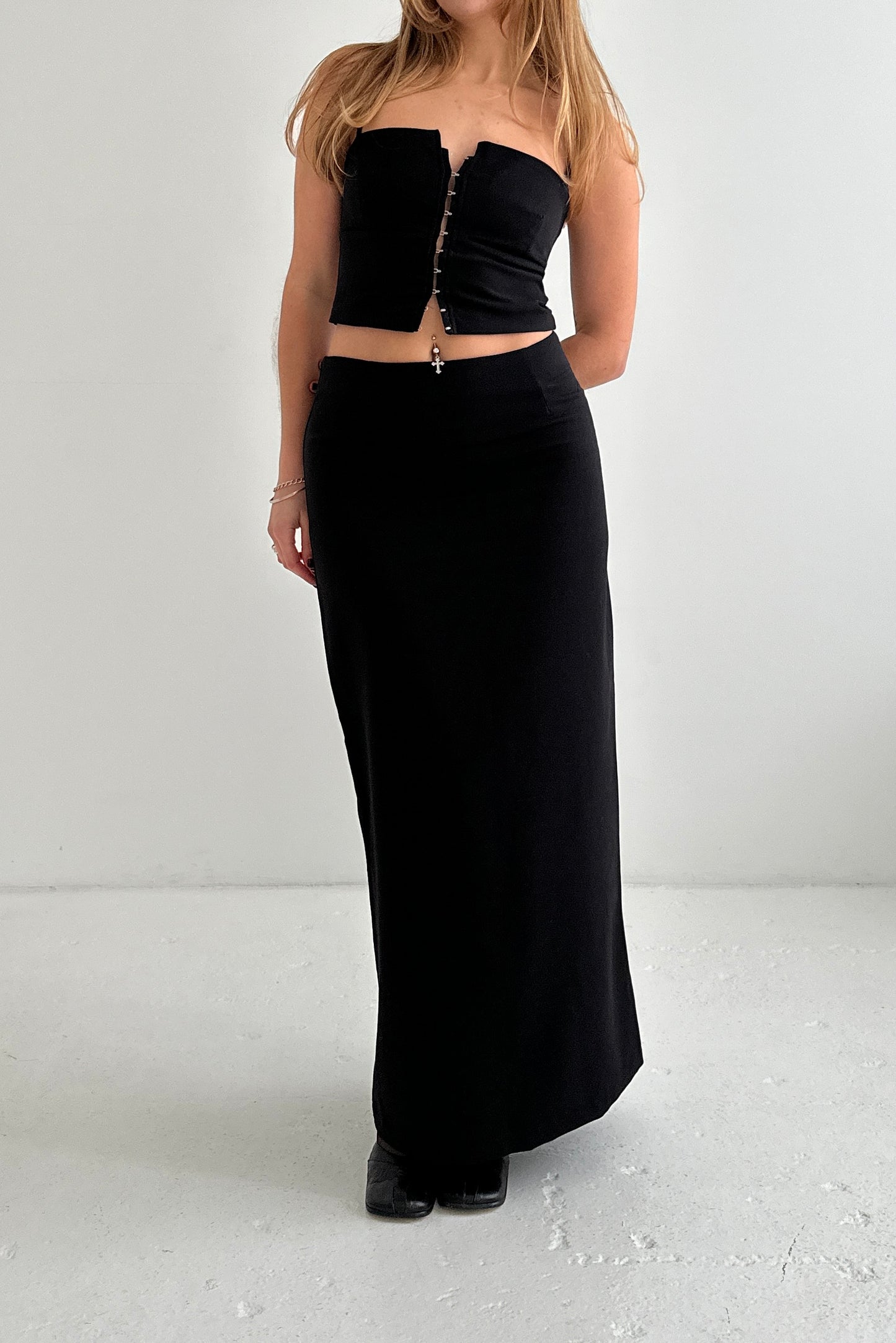 The Elle Maxi Skirt - Black