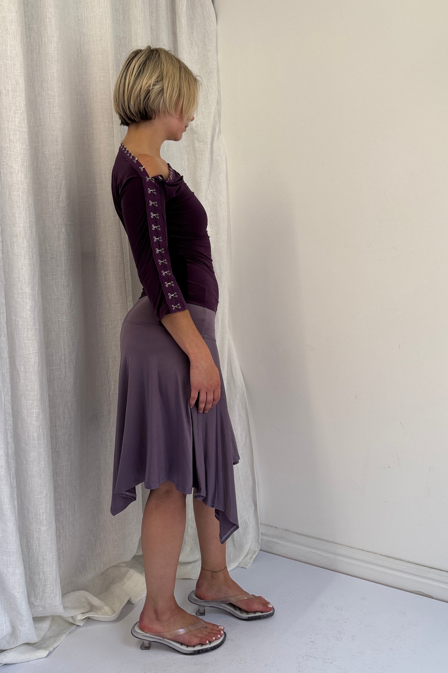Hooked Top - Aubergine