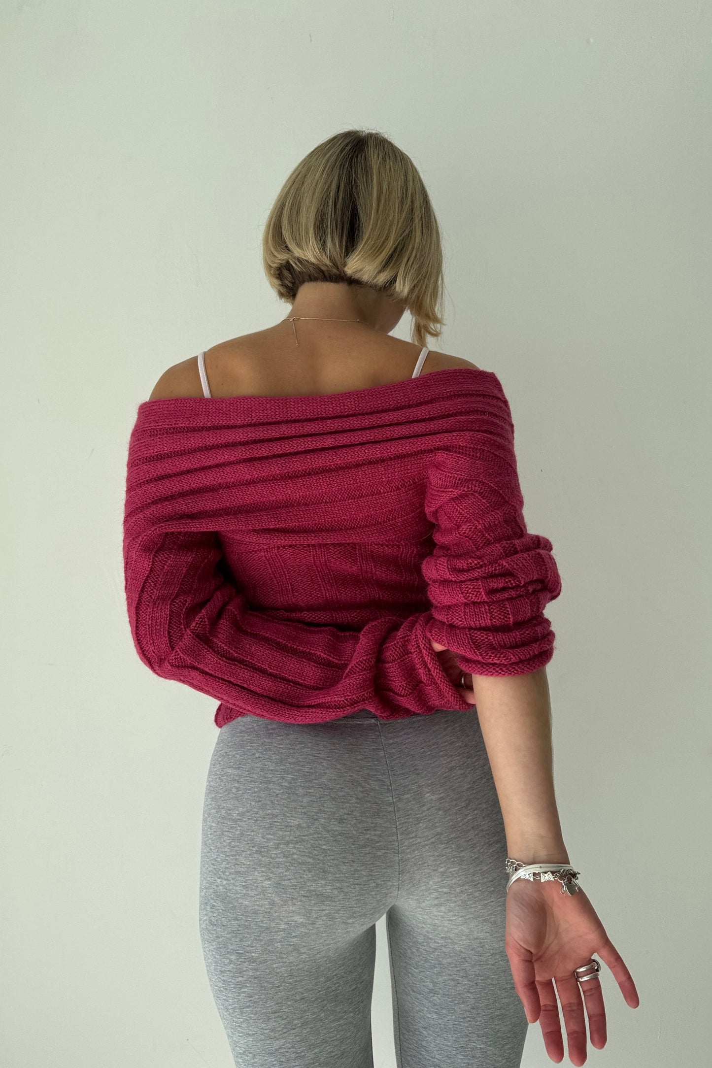 2 Way Knit - Raspberry