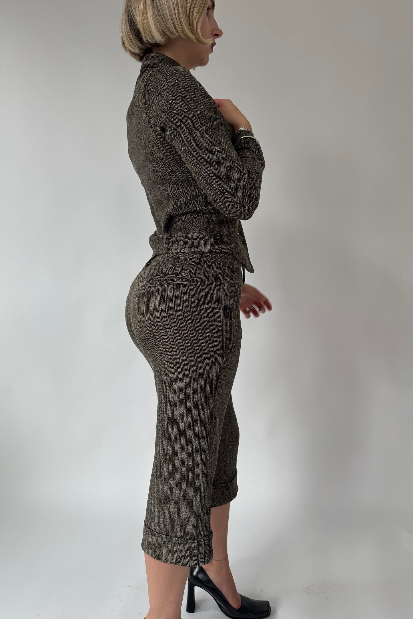 The Saddle Capris - Brown