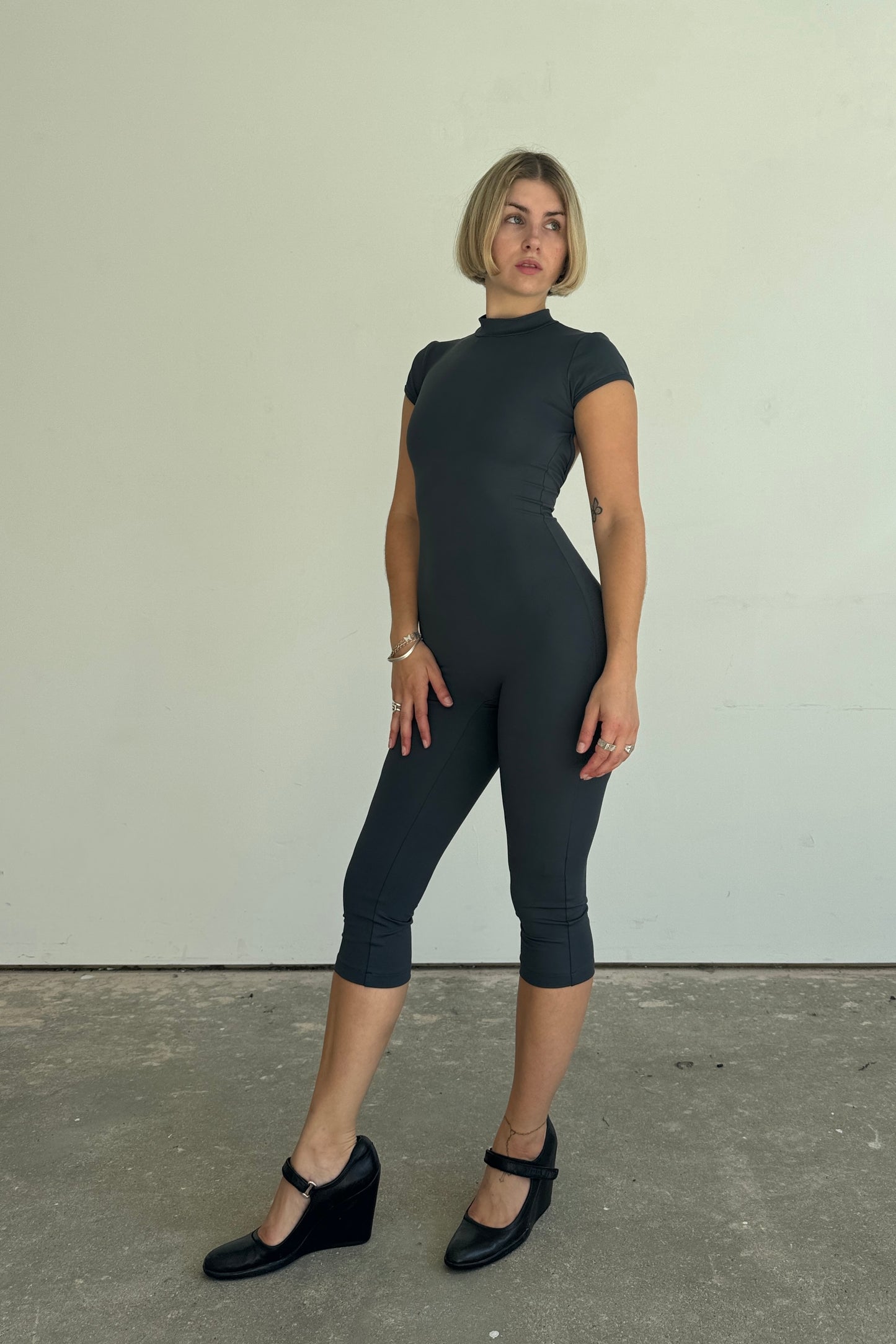 The Bodysuit - Charcoal