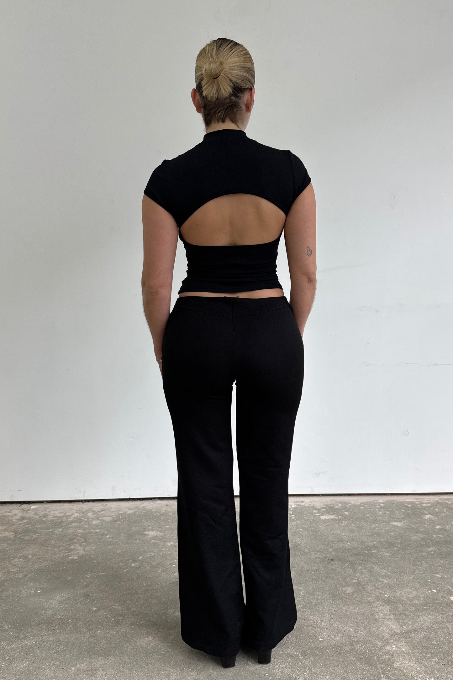 The Mock Neck Top - Ink