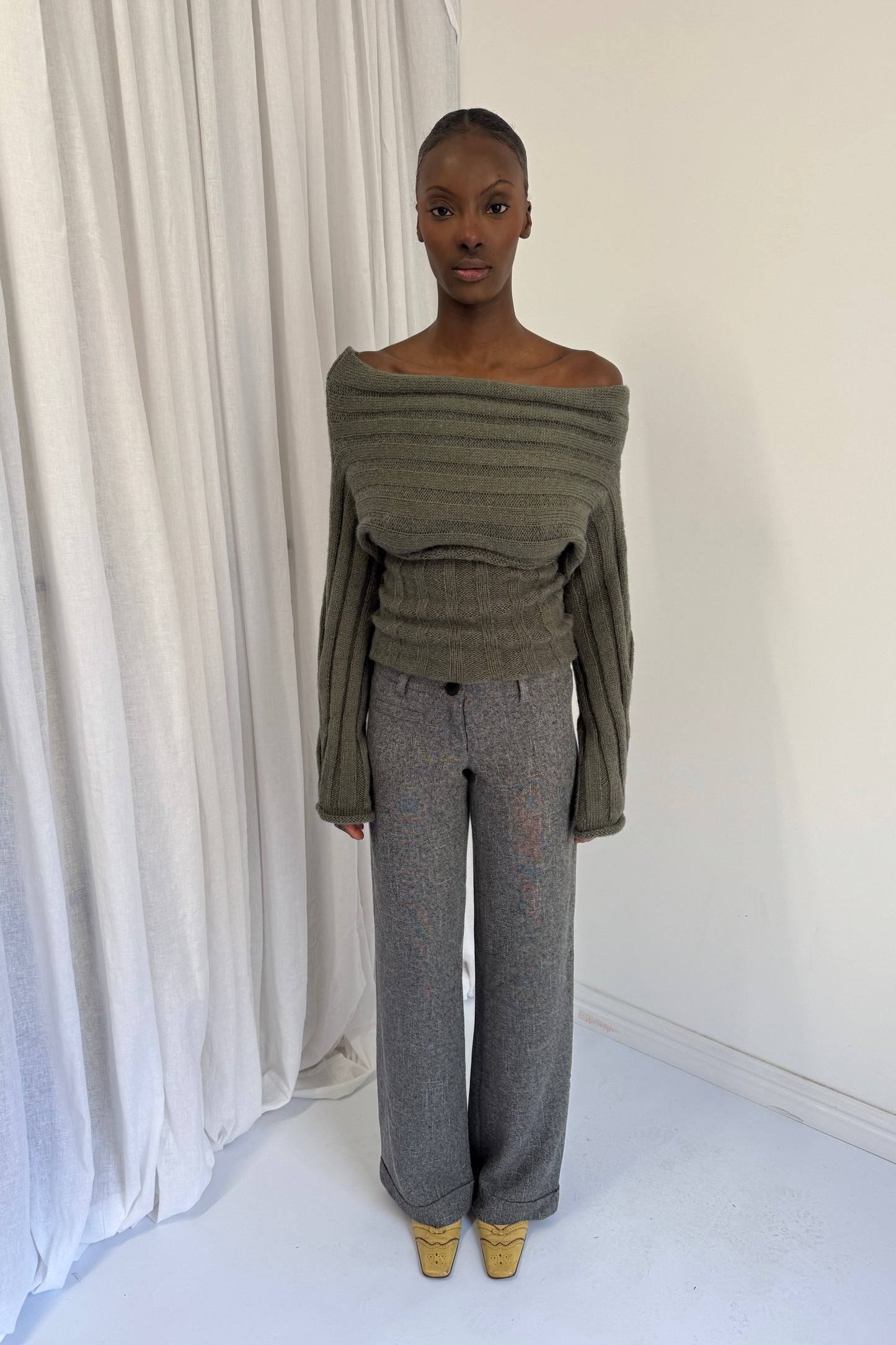 2 Way Knit - Khaki