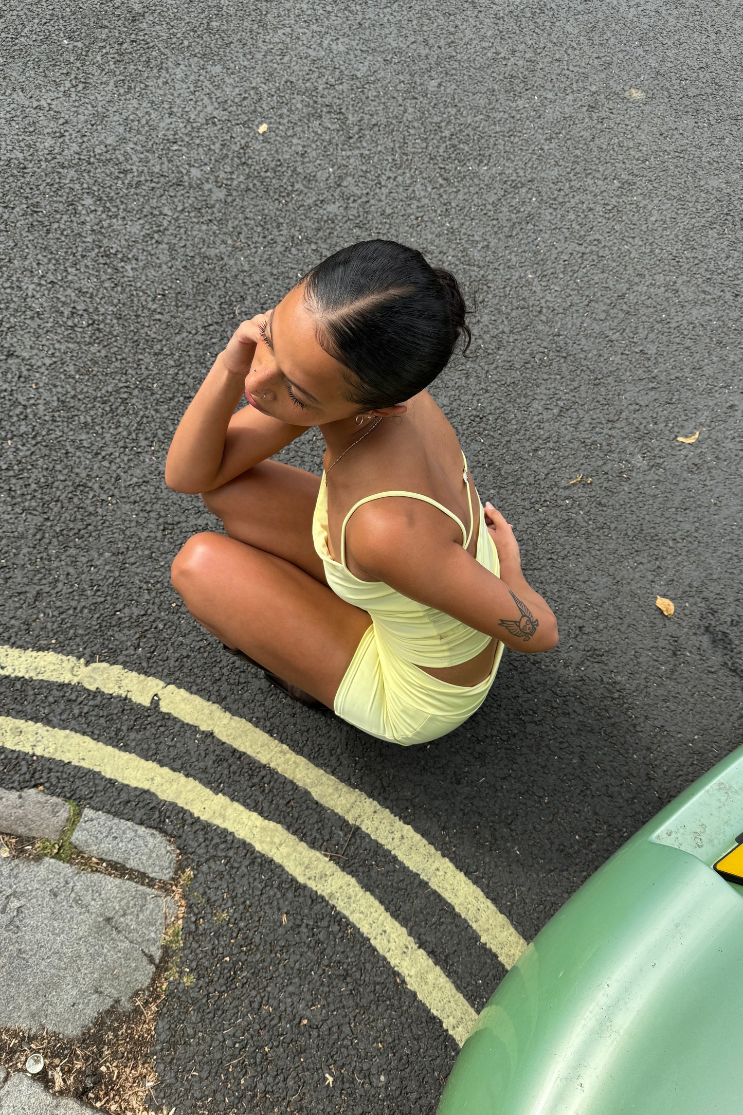 Slinky shorts - Lemon