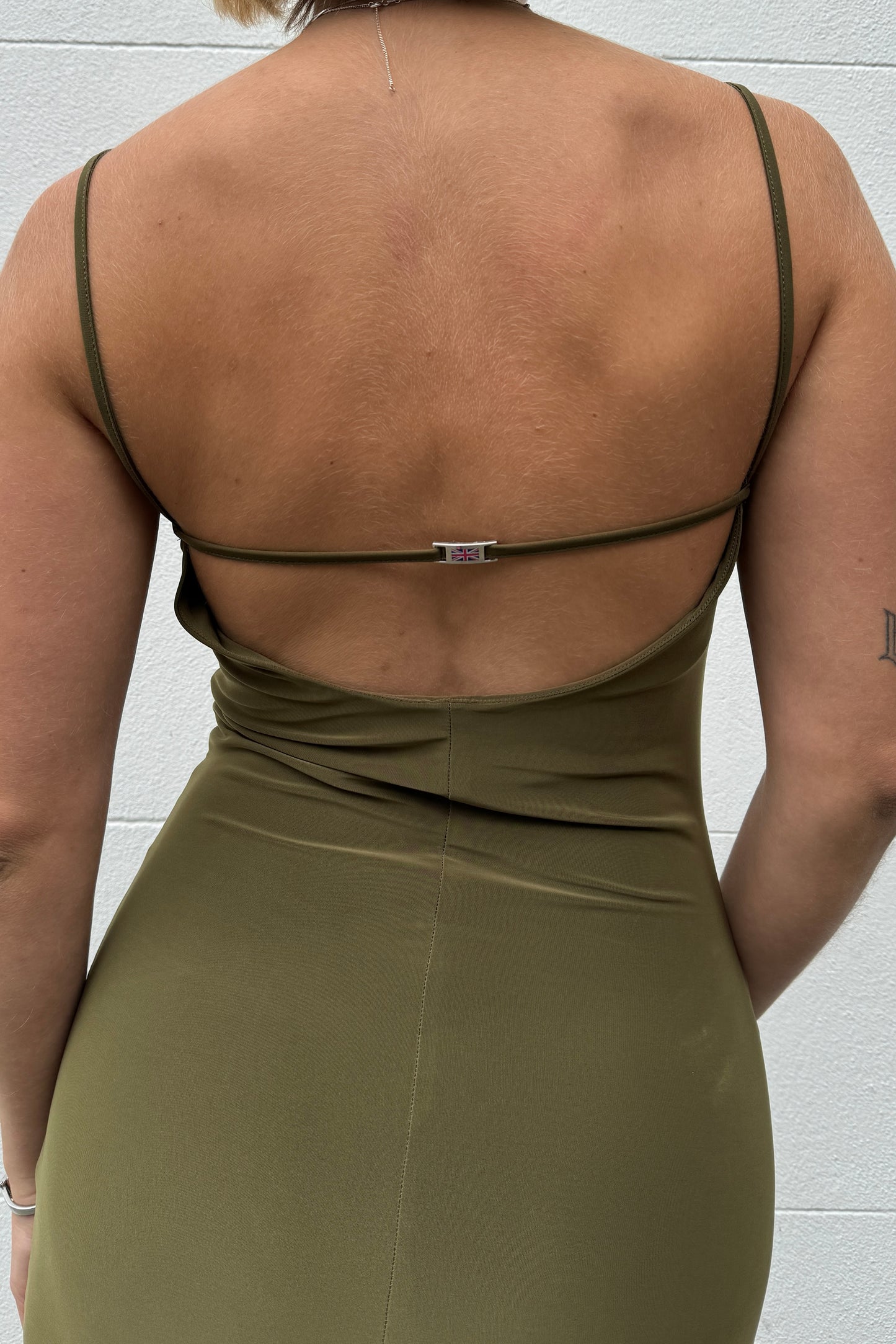 The Slinky Maxi Dress - Khaki