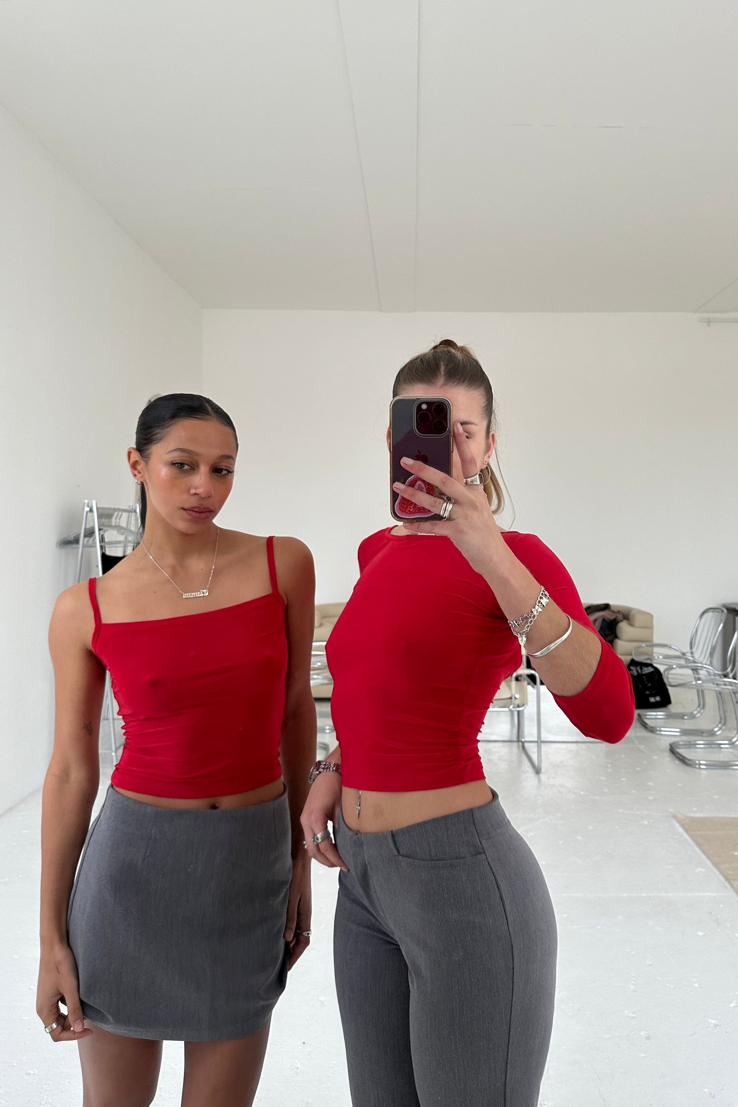 The Slinky cami - red