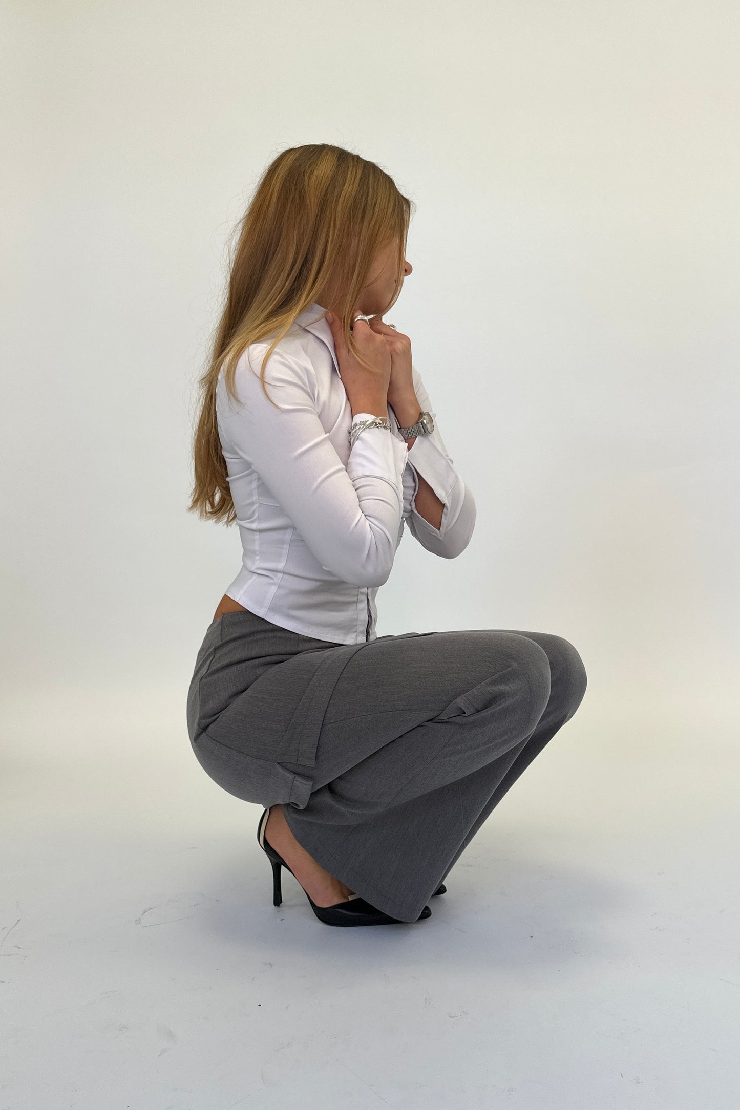 The Elle mini skirt - Grey