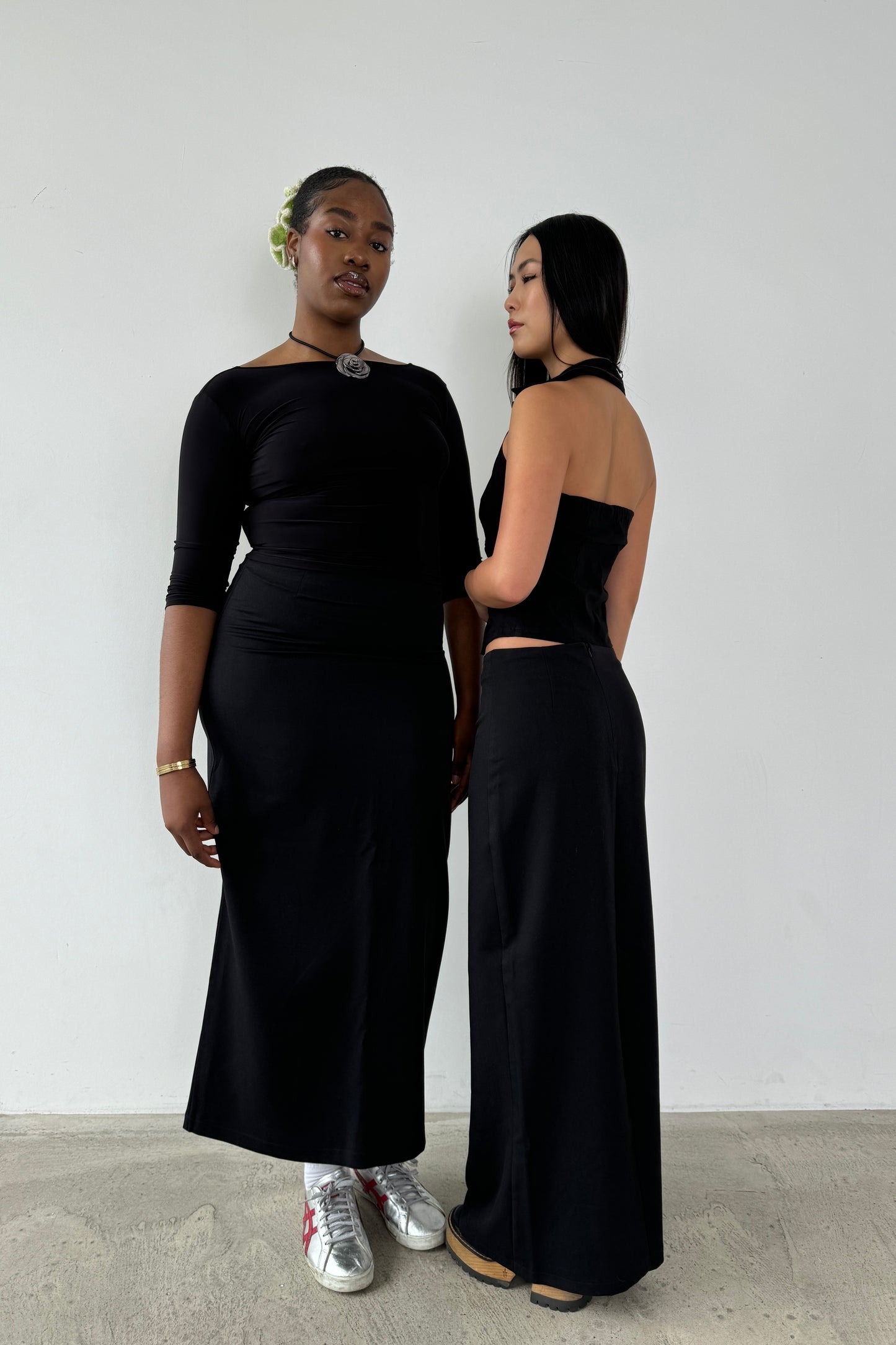 The Elle Maxi Skirt - Black