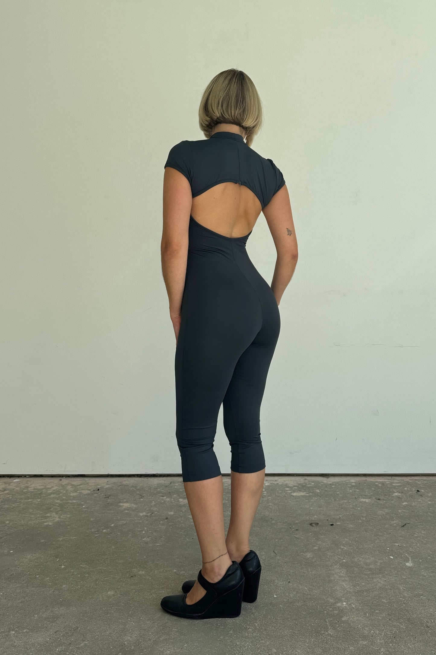 The Bodysuit - Charcoal