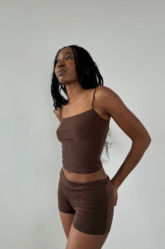 Slinky shorts - Brown