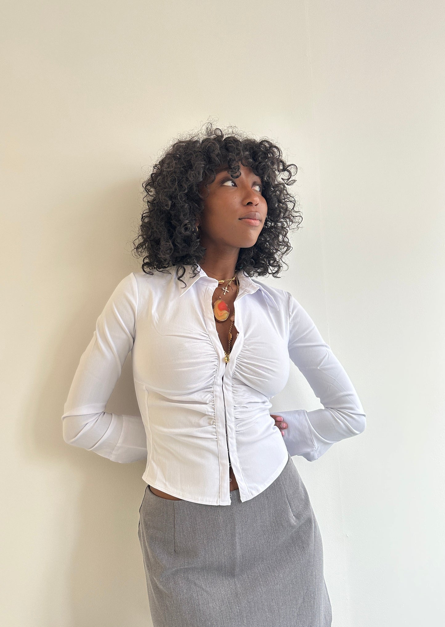 The Lindsay Shirt - White