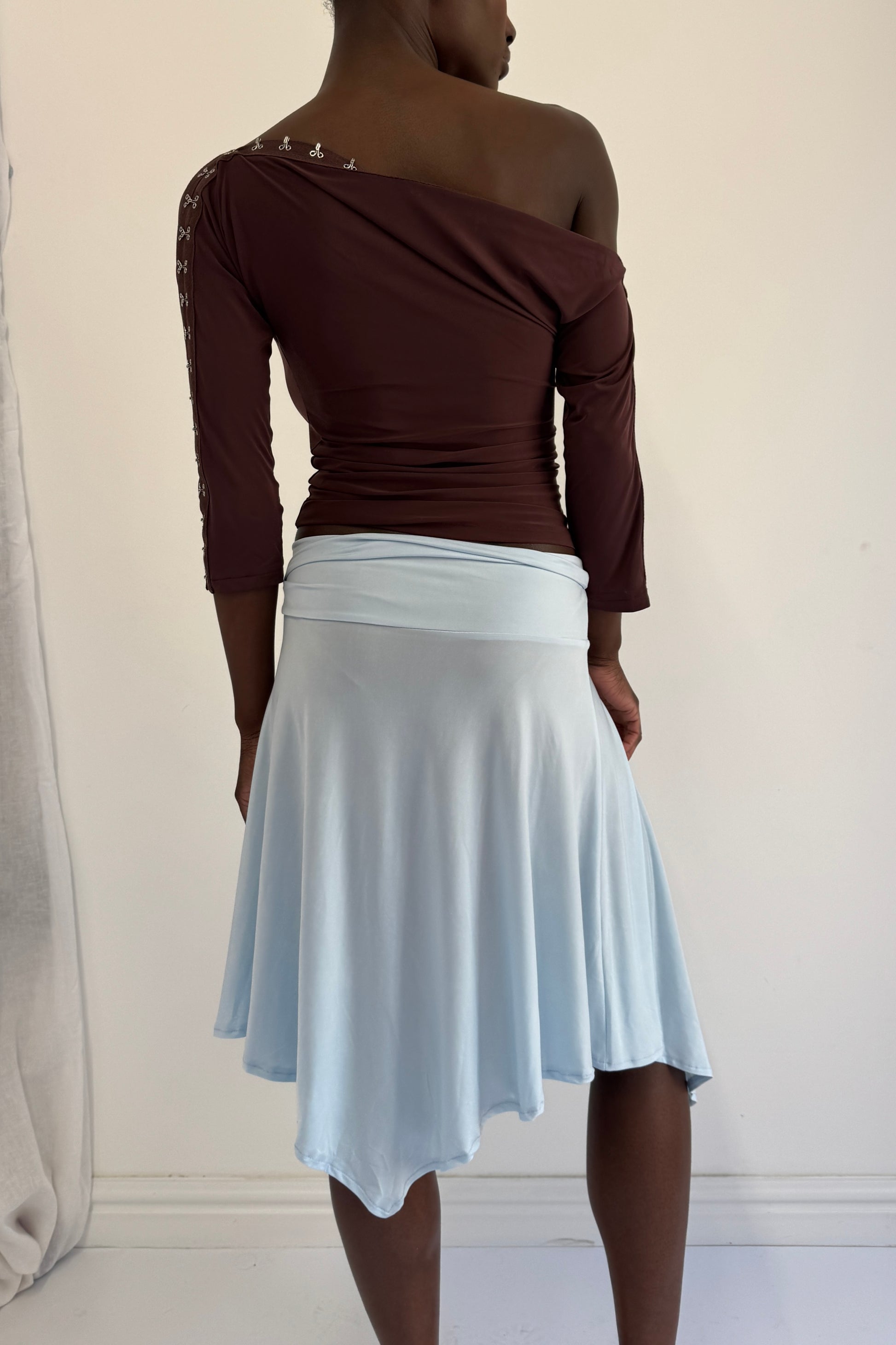 Slinky Skirt - Sky
