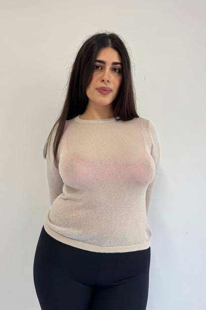 Naomi Long Sleeve - Oat