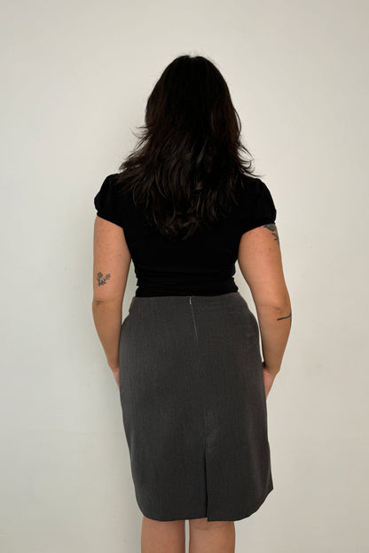 Elle midi Skirt - Grey