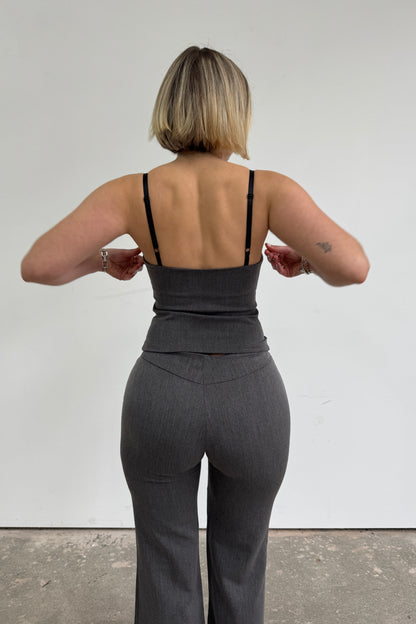 Elle Top - Grey
