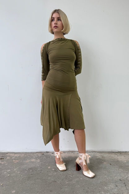 Slinky Skirt - Olive