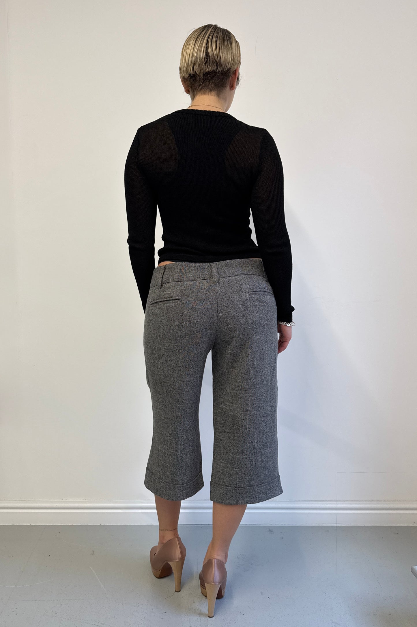 Saddle Capris - Tweed