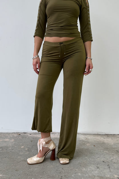 Slinky Trousers - Olive