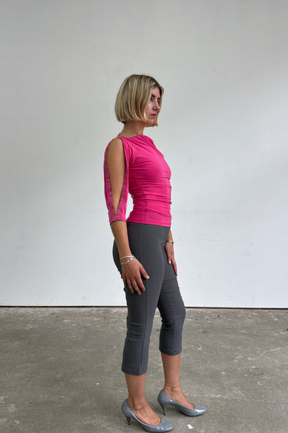 Hooked Top - Raspberry