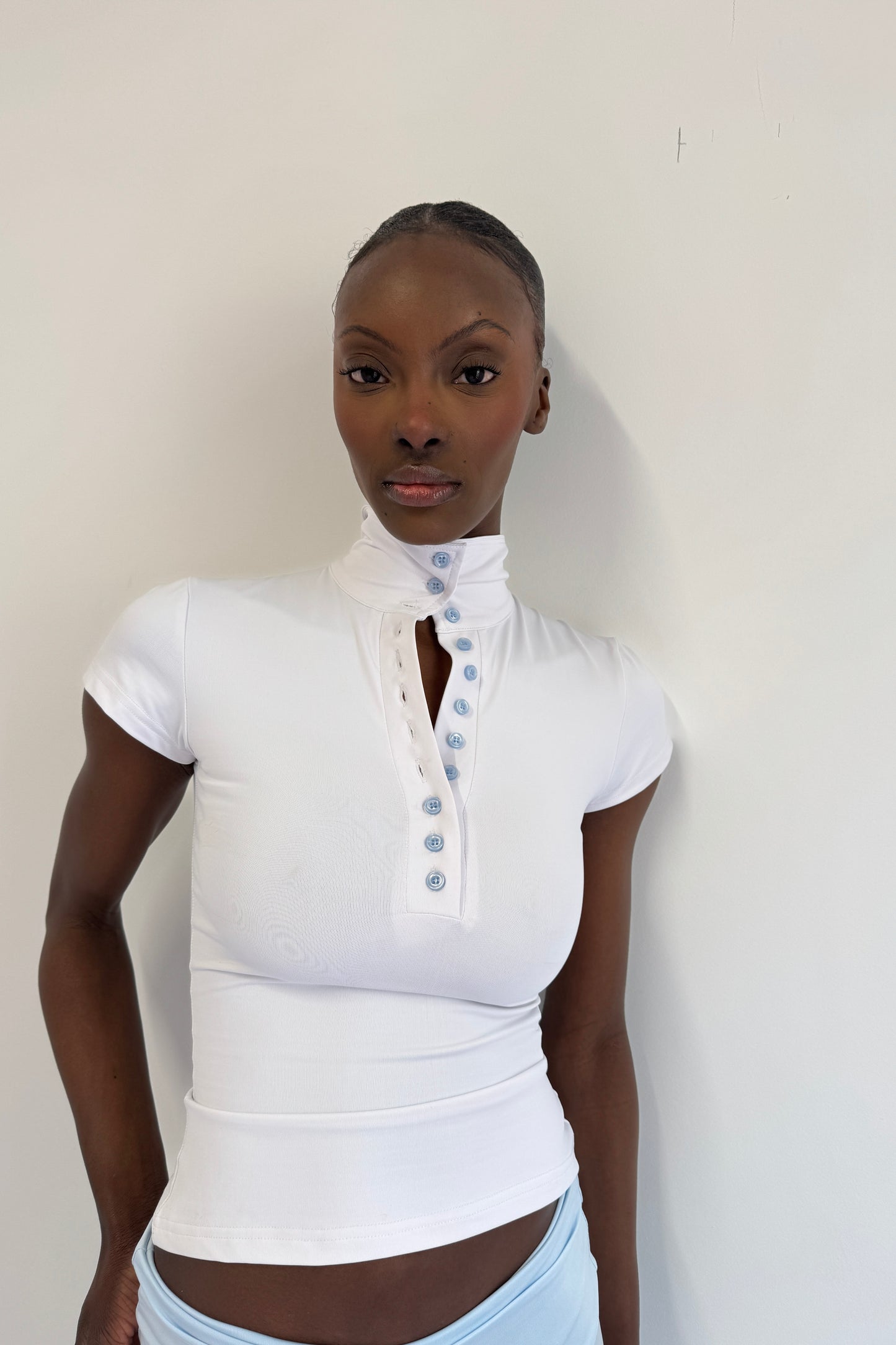 Polo Top - Marshmallow