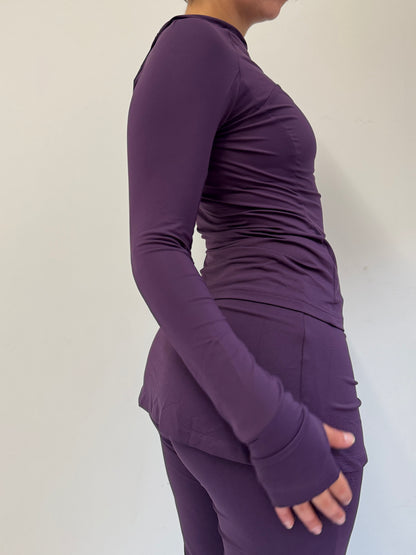 Flex Long Sleeve - Aubergine