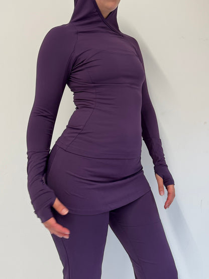 Flex Long Sleeve - Aubergine