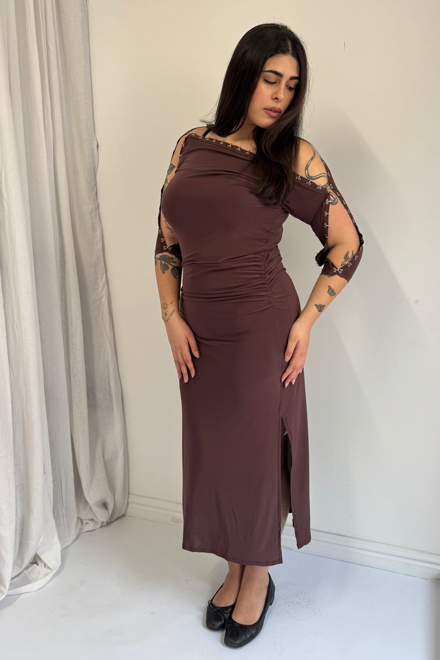 Hooked Dress - Espresso
