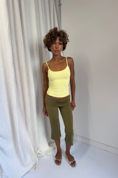 Slinky Capris - Olive