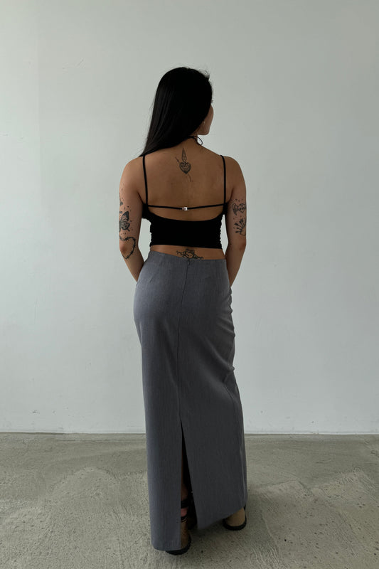 The Elle maxi skirt - Grey