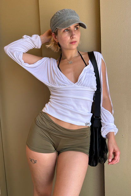Slinky Shorts - Olive