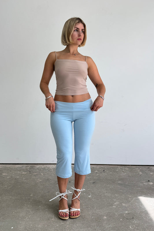 Slinky Capris -  Sky