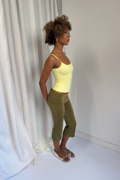 Slinky Capris - Olive