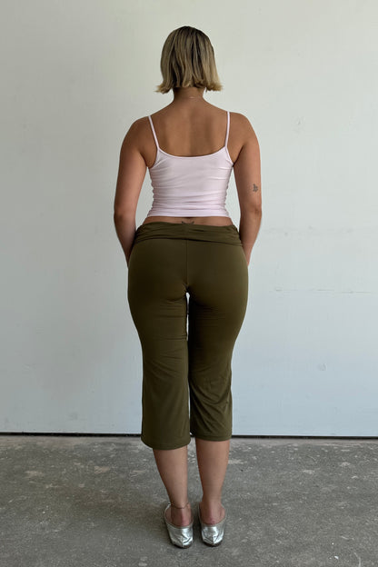 Slinky Capris - Olive
