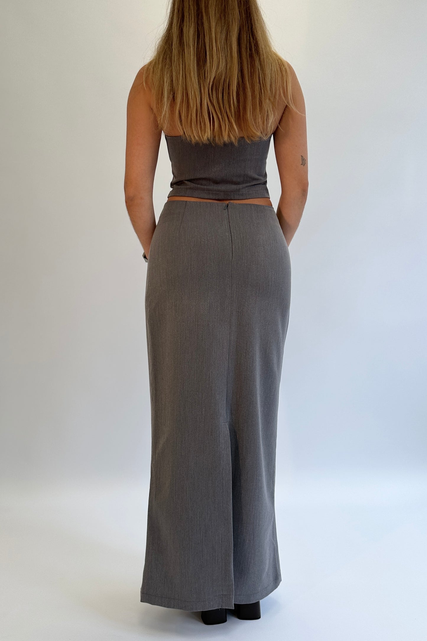 The Elle maxi skirt - Grey