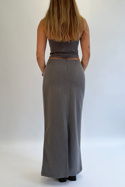 Elle Maxi Skirt - Grey