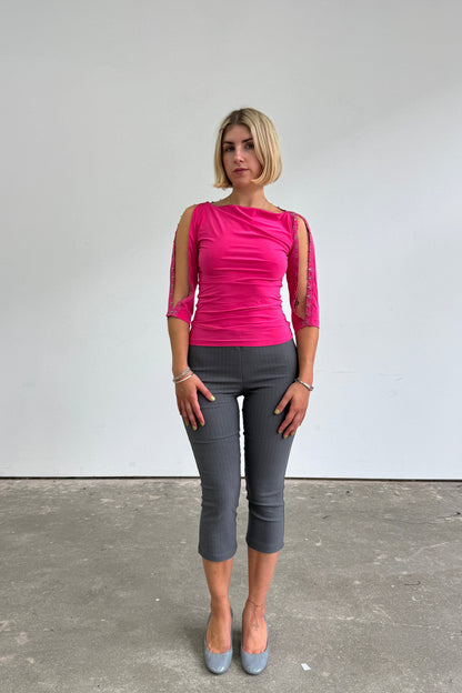 Hooked Top - Raspberry