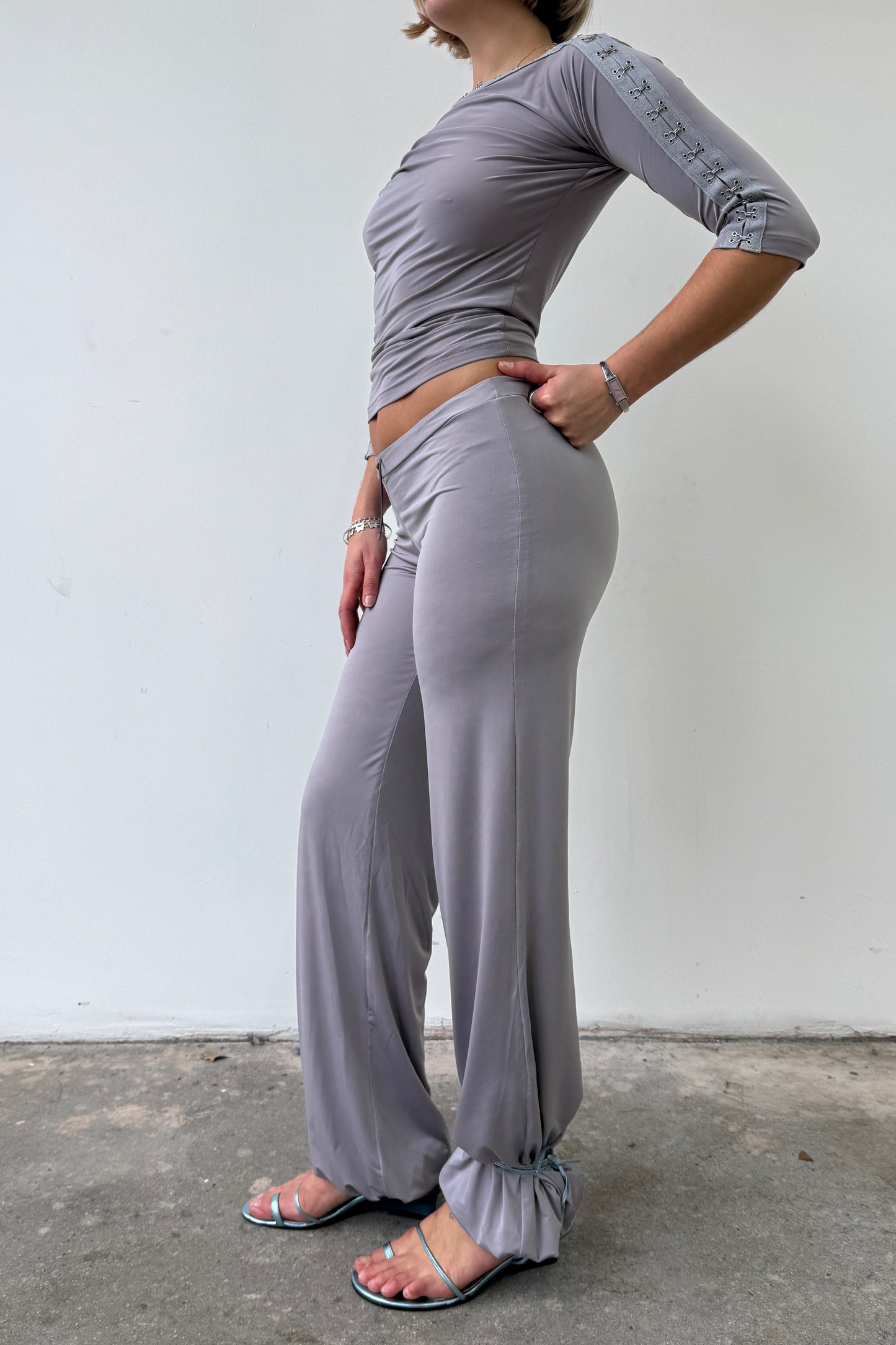 Slinky Trousers - Cloud