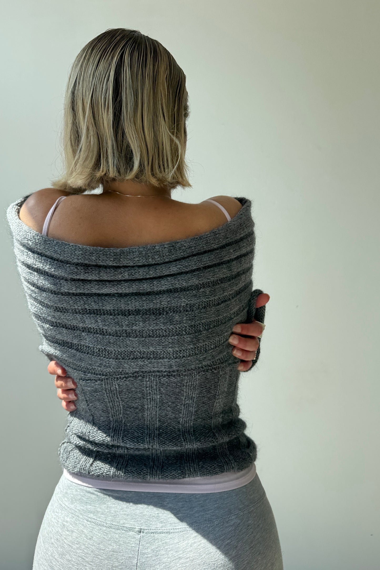 The 2 way knit - steel