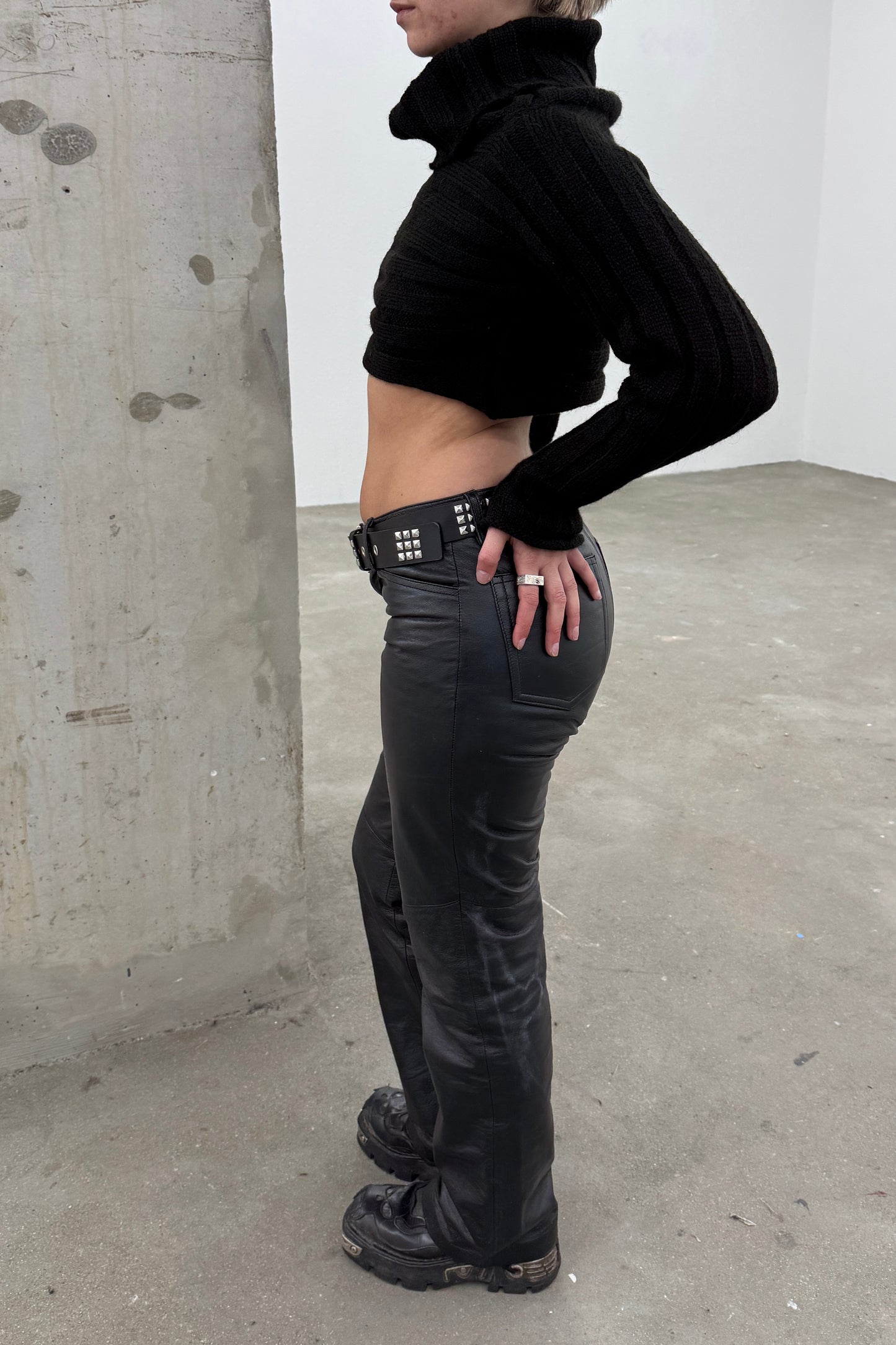 The 2 way knit - Black